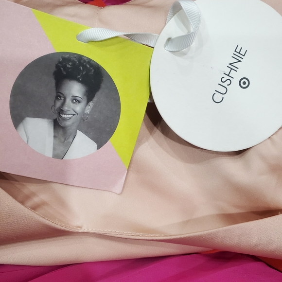 Women's Pleated Dress  CUSHNIE x Target Pink/Red Size 6 NWT - Picture 5 of 11